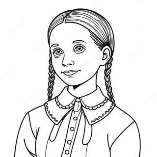 Kolorowanka Z Wednesday Addams 11390-8920