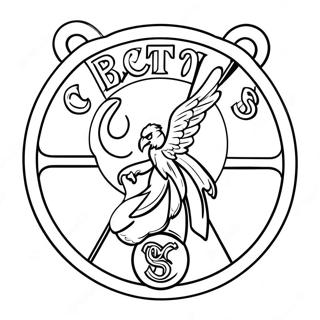 Kolorowanka Z Logo Celtics 11920-9345