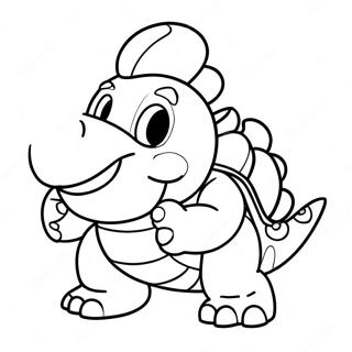 Bowser Jr Kolorowanki