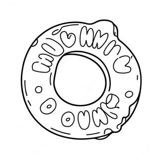 Kolorowanka Z Logo Dunkin Donuts 16380-12903