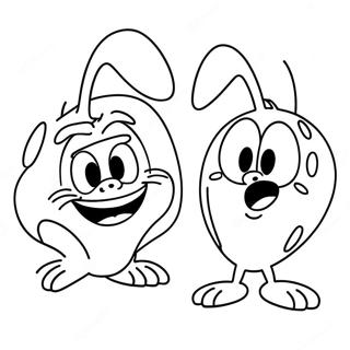 Ren I Stimpy Kolorowanki