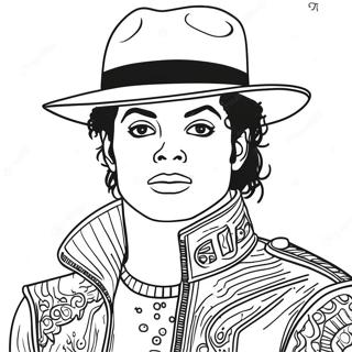 Kolorowanka Michael Jackson 1980-1593