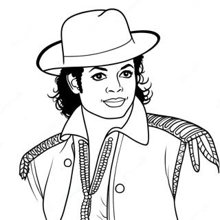 Kolorowanka Michael Jackson 1980-1596