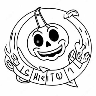 Logo Spirit Halloween Kolorowanka 20612-16299