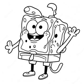 Kolorowanka Spongebob Kanciastoporty 25232-19937