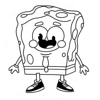 Kolorowanka Spongebob Kanciastoporty 25232-19938