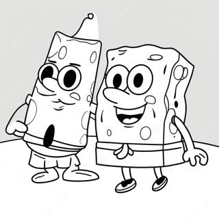 Kolorowanka Wesoly Spongebob I Patrick 25233-19941