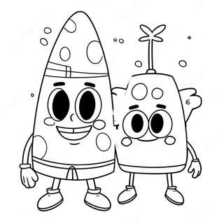 Kolorowanka Wesoly Spongebob I Patrick 25233-19942