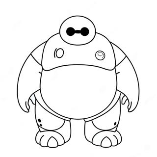 Baymax Kolorowanki