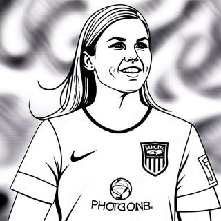 Alex Morgan Kolorowanki