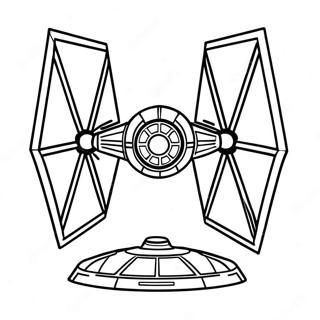 Kolorowanka Tie Fighter 43183-34133