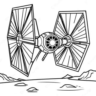 Kolorowanka Tie Fighter 43183-34136