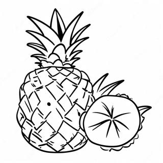 Ananas Kolorowanki