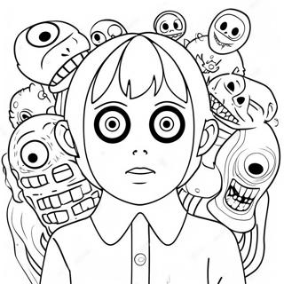 Kolorowanka Horroru Junji Ito 51023-40359