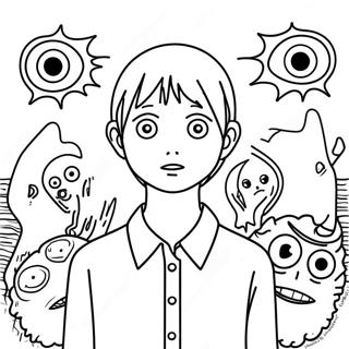 Kolorowanka Horroru Junji Ito 51023-40360