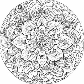 Abstrakcyjna Mandala Do Kolorowania Na Stres 51123-40461