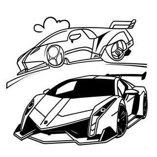 Lamborghini Veneno Kolorowanki