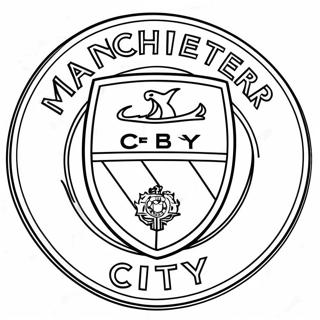 Kolorowanka Z Logo Manchester City 52963-41892