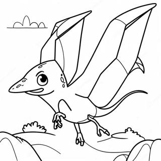 Pteranodon Kolorowanki