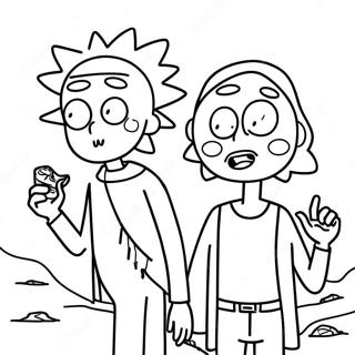 Rick I Morty Stoner Kolorowanki