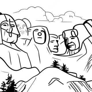 Kolorowanka Mount Rushmore 64073-50711