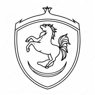 Kolorowanka Z Logo Ferrari 640-508