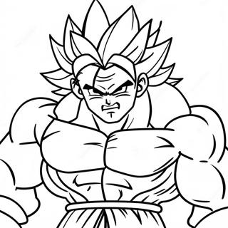 Broly W Pozycji Bitewnej Kolorowanka 6651-5294