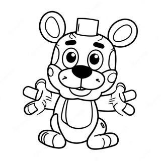 Uroczy Lefty Z Fnaf Kolorowanka 69085-54671