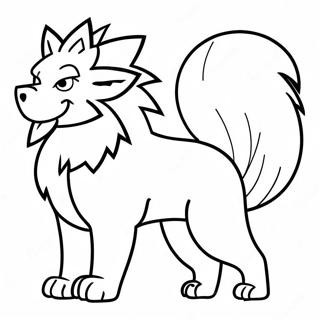 Arcanine Kolorowanki