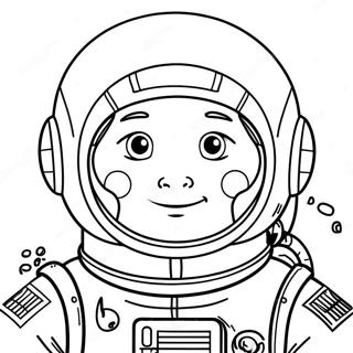 Astronauta Kolorowanki