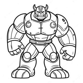 Hulk Buster Kolorowanki